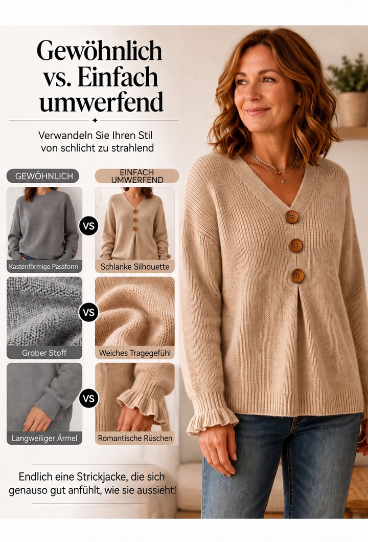 Klara™ | Eleganter Strickpullover