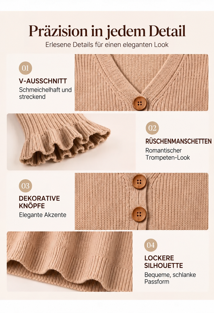 Klara™ | Eleganter Strickpullover