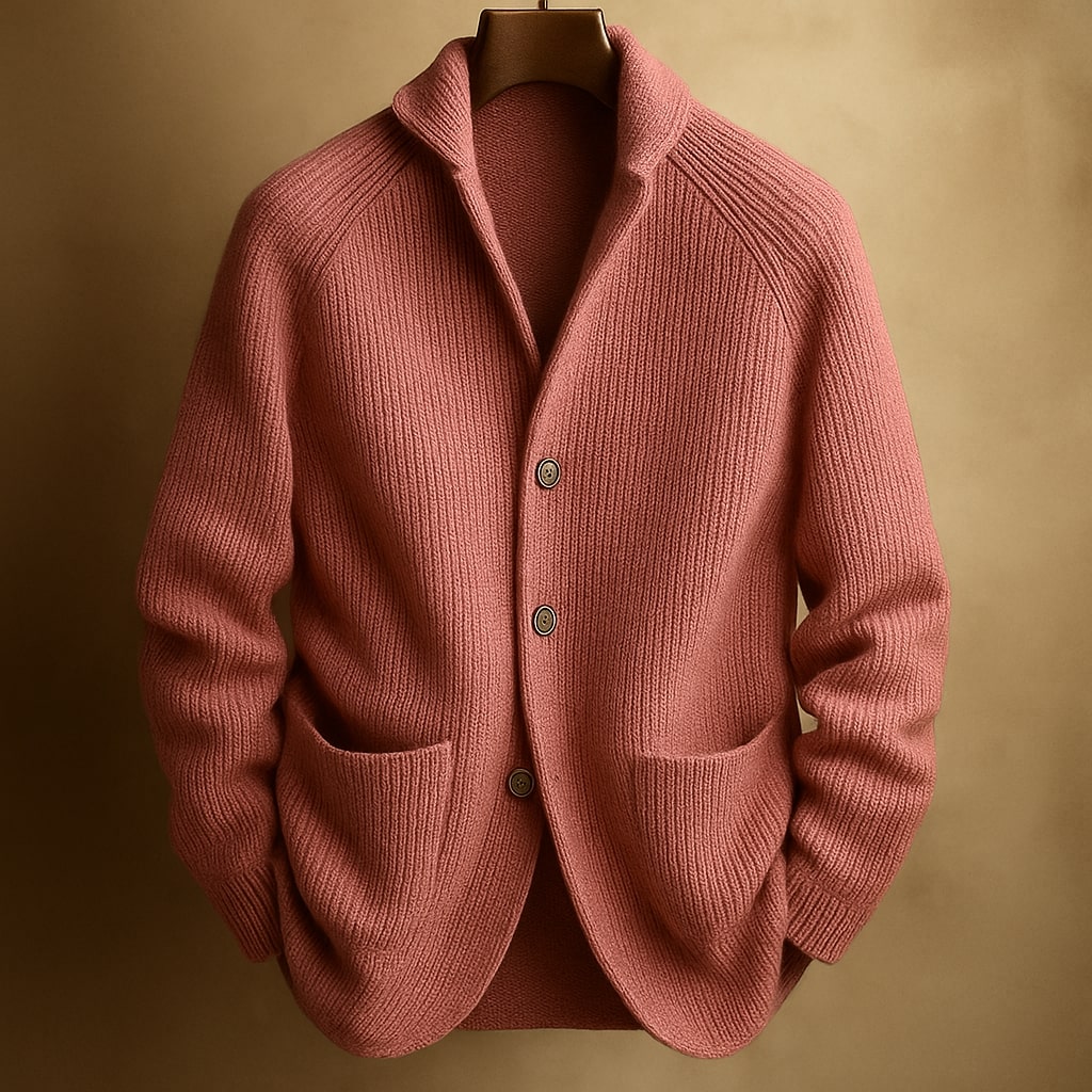 SILVORO | STRICKJACKE AUS RIPPWOLLE FÜR HERREN