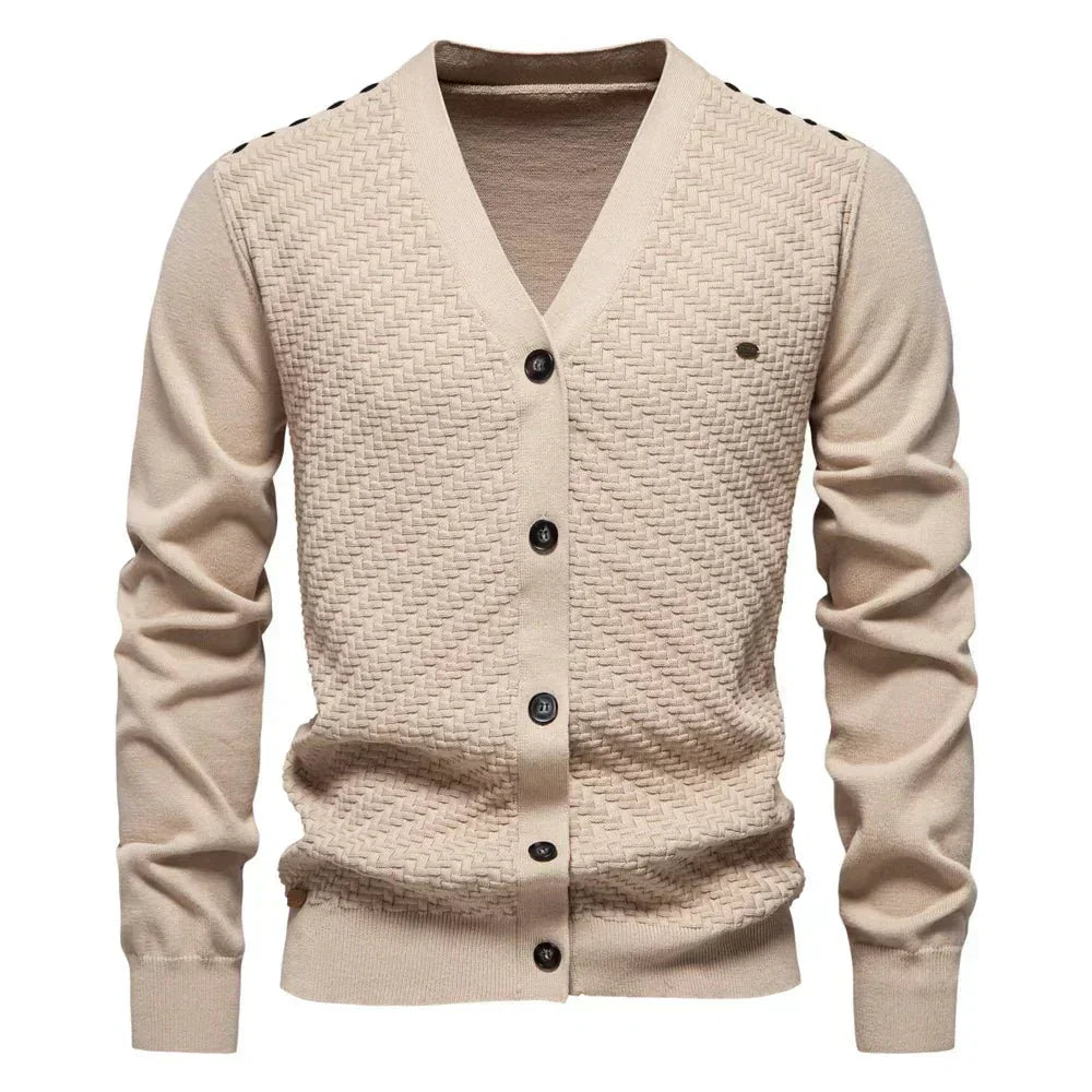Schneider | Warmer Herren Cardigan mit V-Ausschnitt