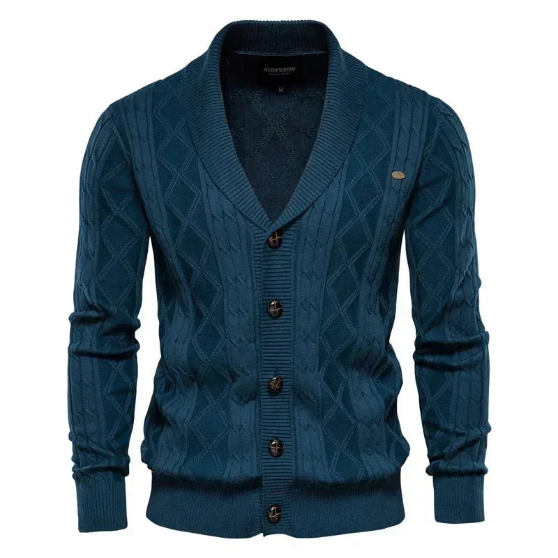 Waldemar | Herren Cardigan mit Knopfleiste