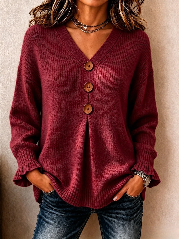 Klara™ | Eleganter Strickpullover